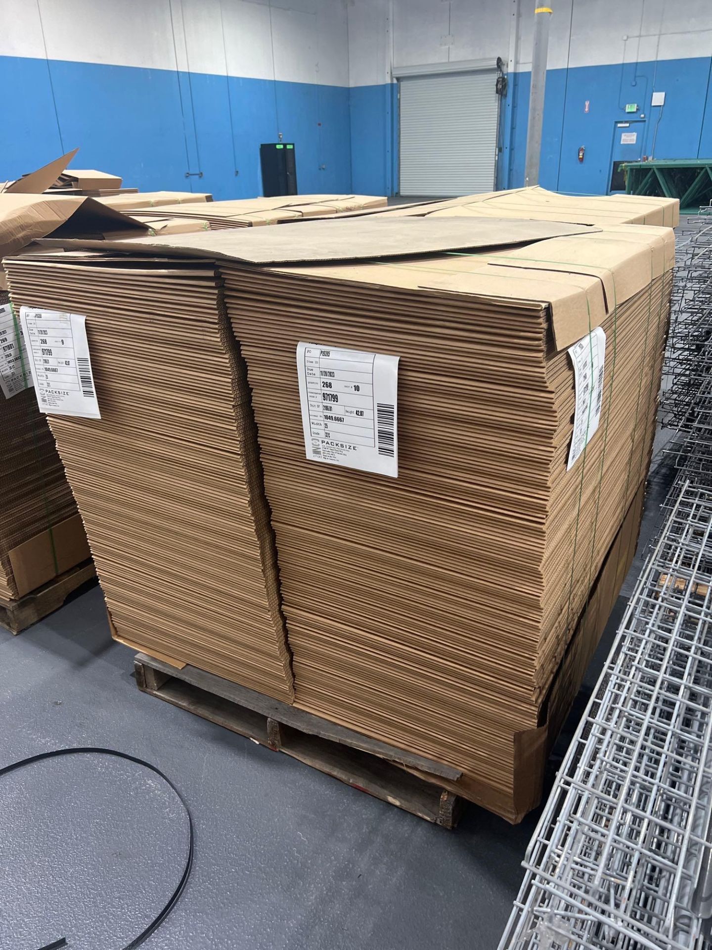 25" BOXESQTY) 6 PALLETS OF 25€ "Z FOLD" BOXES, APPROX. 268 BOXES PER PALLET - Image 4 of 5