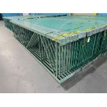 QTY) 9 PALLET RACK UP RIGHTS, 16'