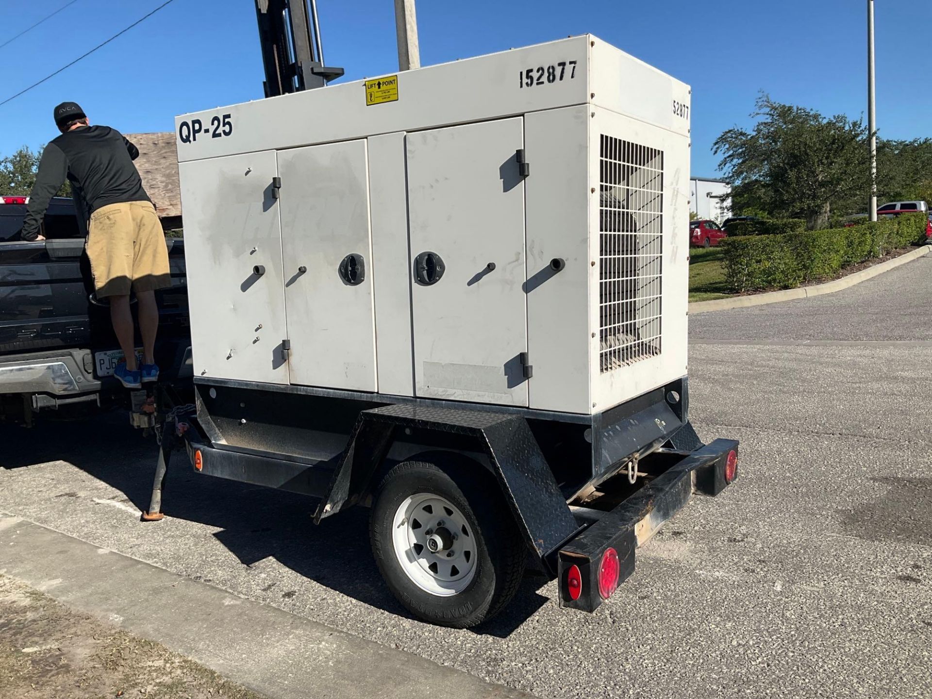 2015 SWP HANCO QP-25 GENERATOR MODEL 20RSTH66DWLP/R, DIESEL, PERKINS ENGINE, TRAILER MOUNTED, PHASE - Image 5 of 21