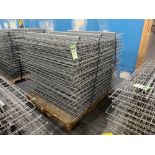 PALLET OF APPROX. 37 WIRE GRATES FOR PALLET RACKING, APPROX. DIMENSIONS 43" X 45"