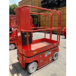 2014 SNORKEL MAN LIFT MODEL TM12 , ELECTRIC, APPROX MAX PLATFORM HEIGHT 12FT, NON MARKING TIRES, ...