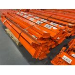 APPROX. QTY) 25 CROSS BEAMS FOR PALLET RACK, 8' BEAMS