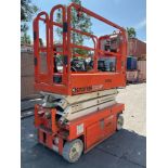 2015 SNORKEL SCISSOR LIFT MODEL S3219E ANSI , ELECTRIC, APPROX MAX PLATFORM HEIGHT 19FT, NON MARK...