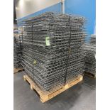 PALLET OF APPROX. 55 WIRE GRATES FOR PALLET RACKING, APPROX. DIMENSIONS 43" X 45"