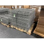 PALLET OF APPROX. 35 WIRE GRATES FOR PALLET RACKING, APPROX. DIMENSIONS 43" X 45"