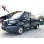 2017 FORD TRANSIT T-350 HD DRW UTILITY TRUCK , GAS POWERED AUTOMATIC, APPROX GVWR 9950LBS, STELLA...