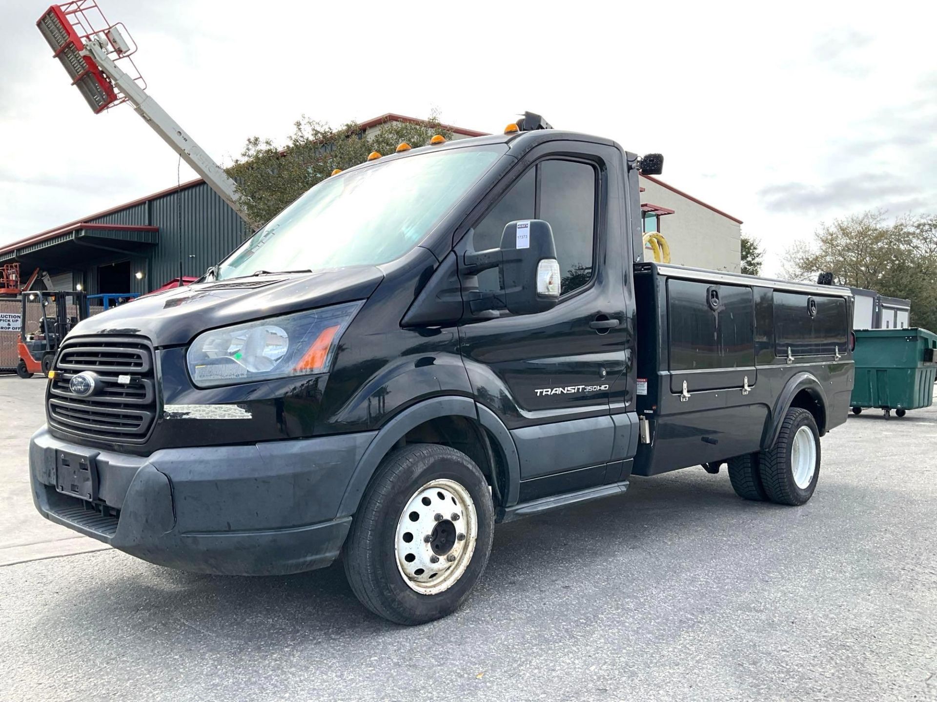 2017 FORD TRANSIT T-350 HD DRW UTILITY TRUCK , GAS POWERED AUTOMATIC, APPROX GVWR 9950LBS, STELLA...