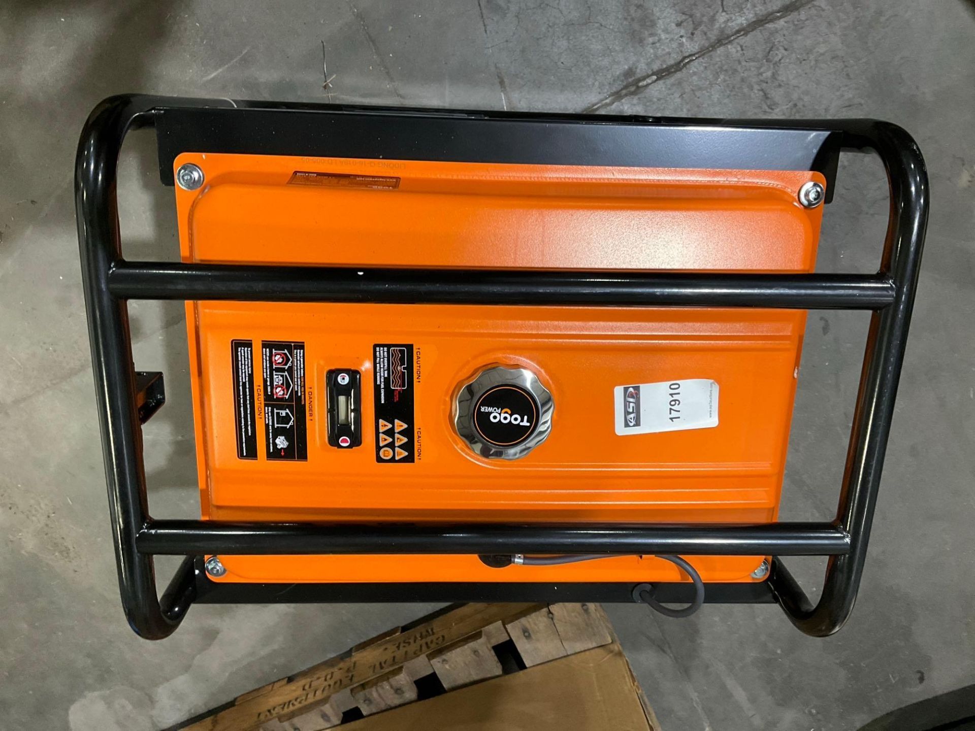 ( 1 ) UNUSED TOGO POWER 4-STROKE GAS GENERATOR MODEL GG8000, APPROX PEAK 8000W, APPROX RUNNING 65... - Image 11 of 11