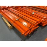 APPROX. QTY) 17 CROSS BEAMS FOR PALLET RACK, 8' BEAMS
