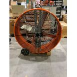 UNUSED 42" MAX AIR PORTABLE BARREL FAN