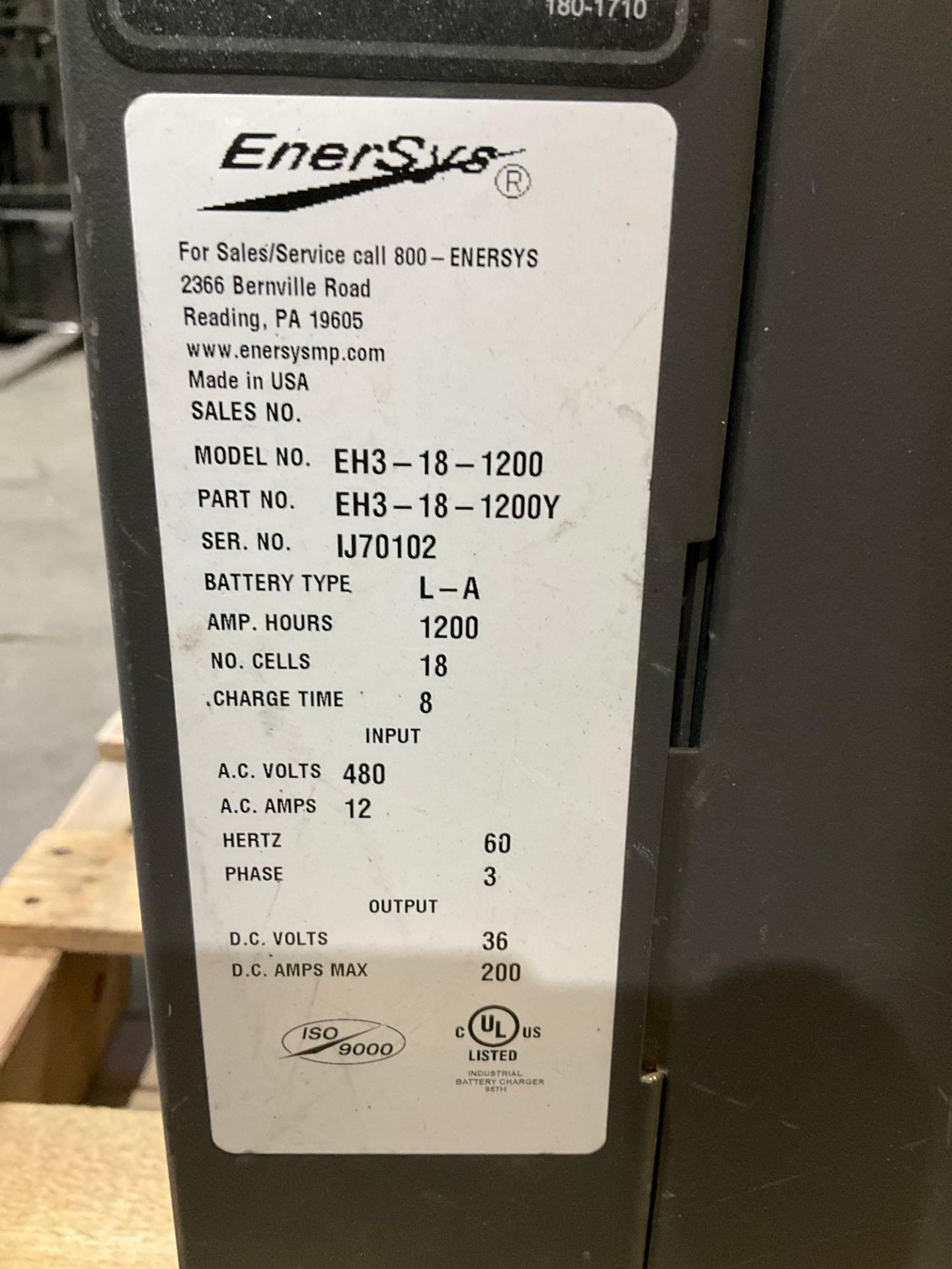 HYSTER FORKLIFT MODEL E50XN-33, ELECTRIC, APPROX MAX CAPACITY 5000LBS, APPROX MAX HEIGHT 171in, ... - Image 22 of 22