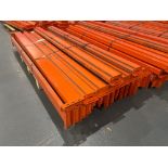 APPROX. QTY) 24 CROSS BEAMS FOR PALLET RACK, 8' BEAMS