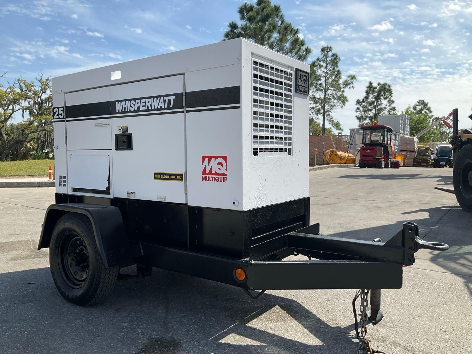 MULTIQUIP 25 WHISPERWATT ULTRA SILENT GENERATOR MODEL DCA-25USI2, DIESEL, TRAILER MOUNTED, ISUZU ... - Image 19 of 24