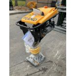 UNUSED FLAND FL 80 JUMPING JACK TAMPER, GAS POWERED, APPROX PERCUSSION RATE 650-695 PER MIN, APP...