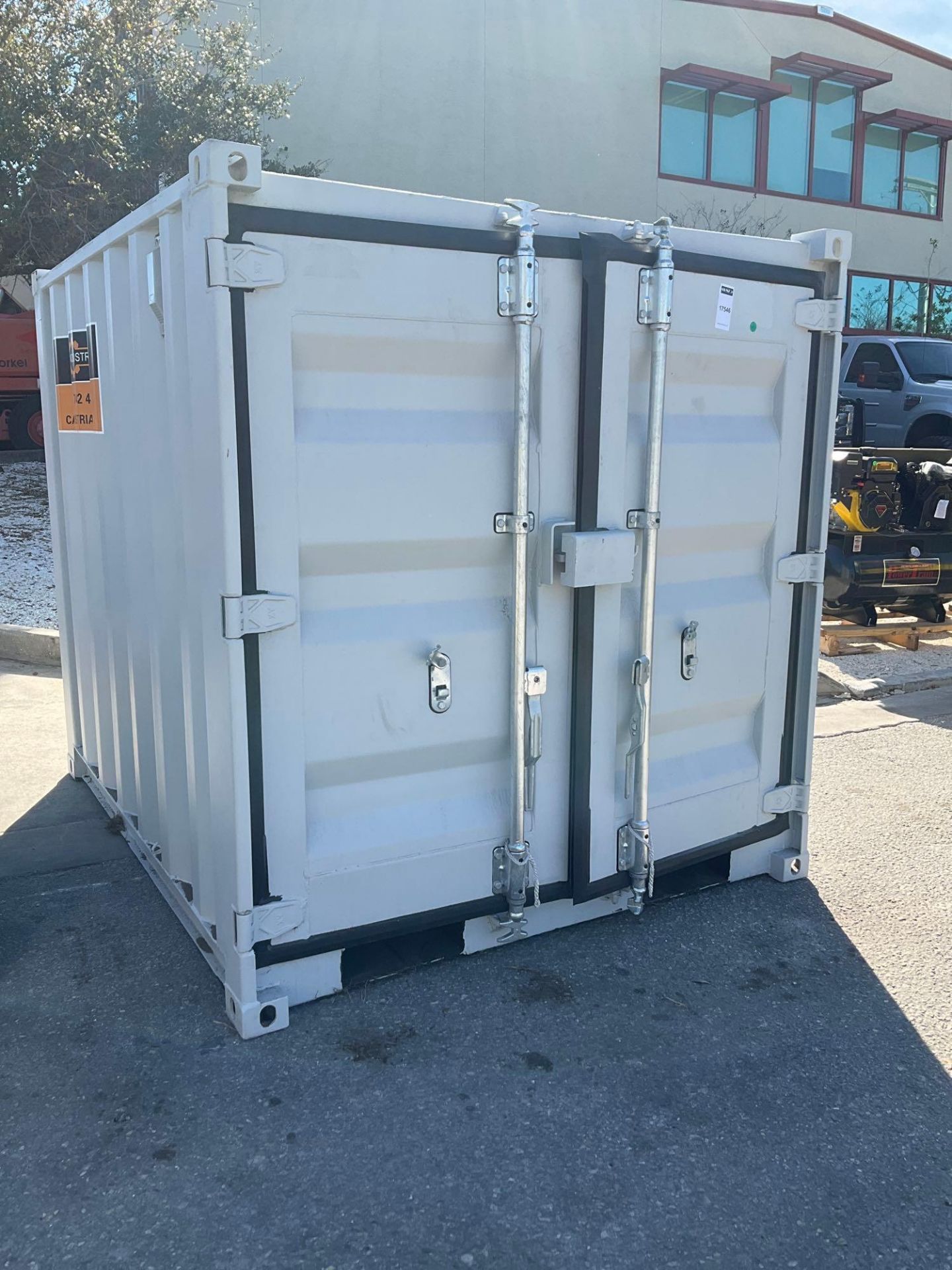 UNUSED 6' OFFICE / STORAGE CONTAINER, FORK POCKETS, APPROX 68? TALL x 65? WIDE x 79? DEEP...