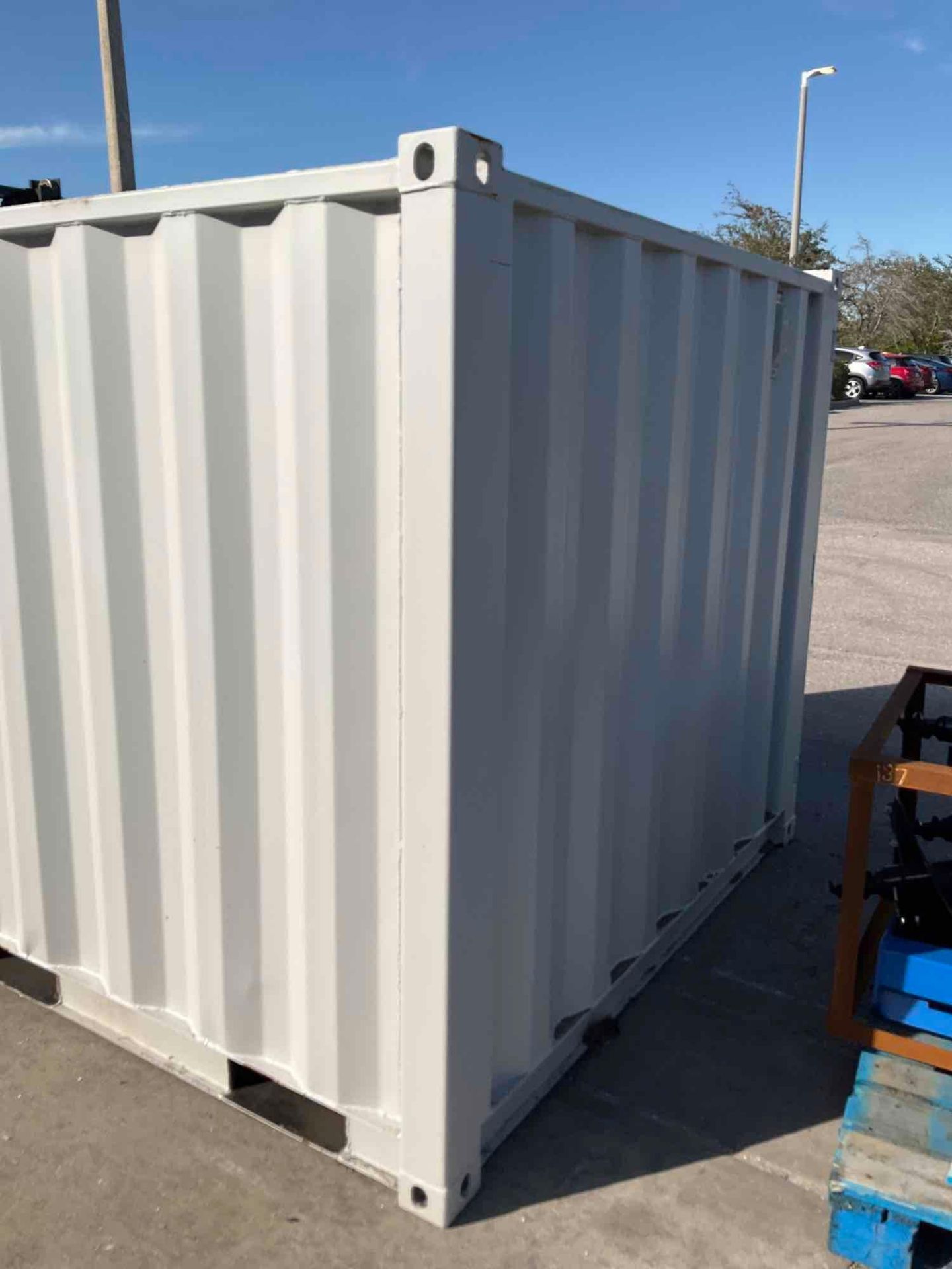 UNUSED 6' OFFICE / STORAGE CONTAINER, FORK POCKETS, APPROX 68? TALL x 65? WIDE x 79? DEEP... - Image 4 of 5