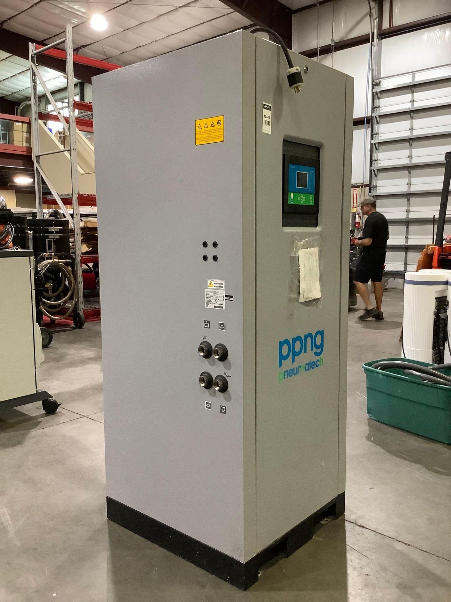 2021 PPNG PNEUMATECH NITROGEN GENERATOR TYPE PPNG15 HE 0/0, APPROX MAX ALLOWABLE INLET PRESSURE 1... - Image 6 of 20