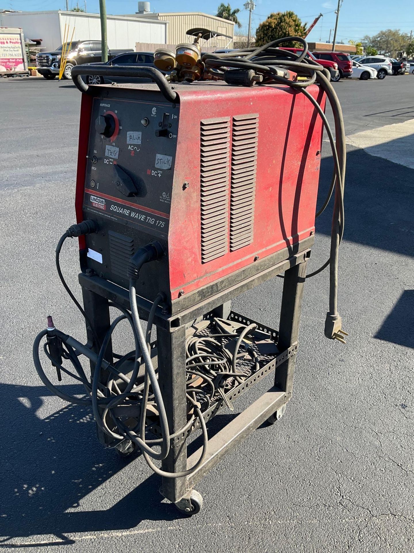 LINCOLN ELECTRIC SQUARE WAVE TIG 175 WELDER - Image 8 of 10