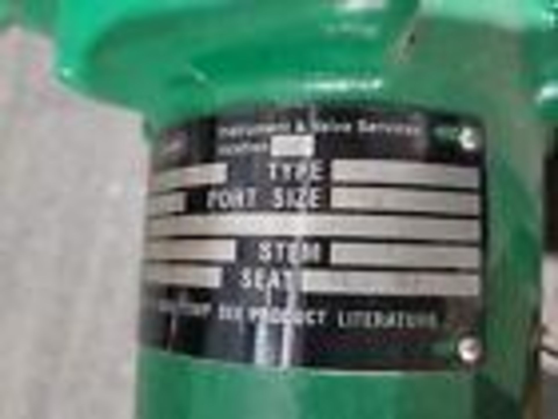 FISHER RSS AND 667 CONTROL VALVE AND ACTUATOR SIZE 1 AND 30 - Image 9 of 11