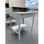 ULINE WORK STATION TABLE , APPROX 35? W x 30? L x 50? T