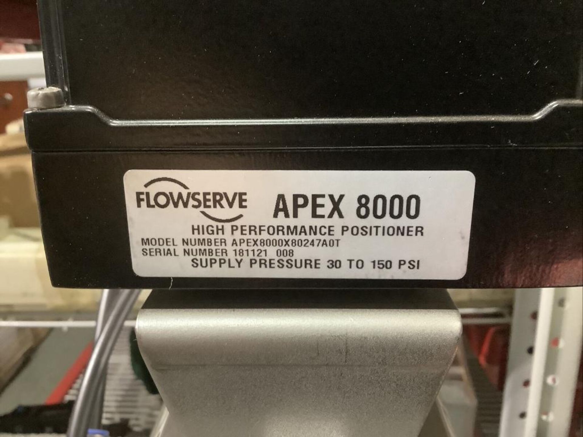 FLOWSERVE B115S10 ACTUATOR APEX 8000 POSITIONER 1" CL150 - Image 5 of 8