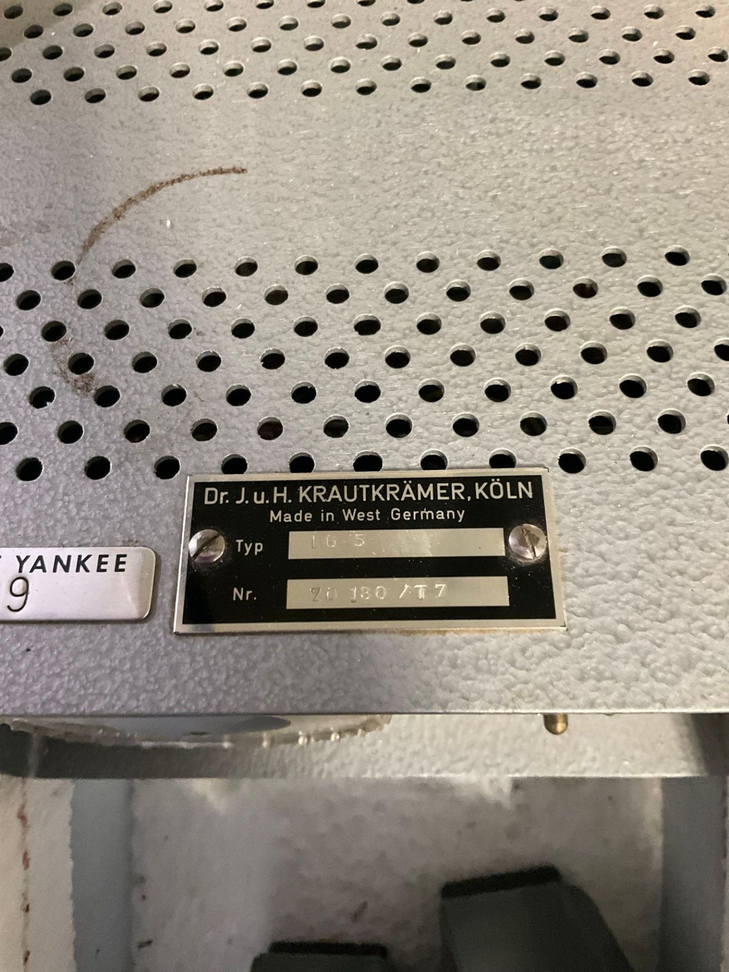 KRAUTKRAMER...UTLRASONIC TESTING EQUIPMENT TYPE USK 5 70328 AND LG 5 70 130/T7; (2) BATTERIES KB5 - Image 13 of 18