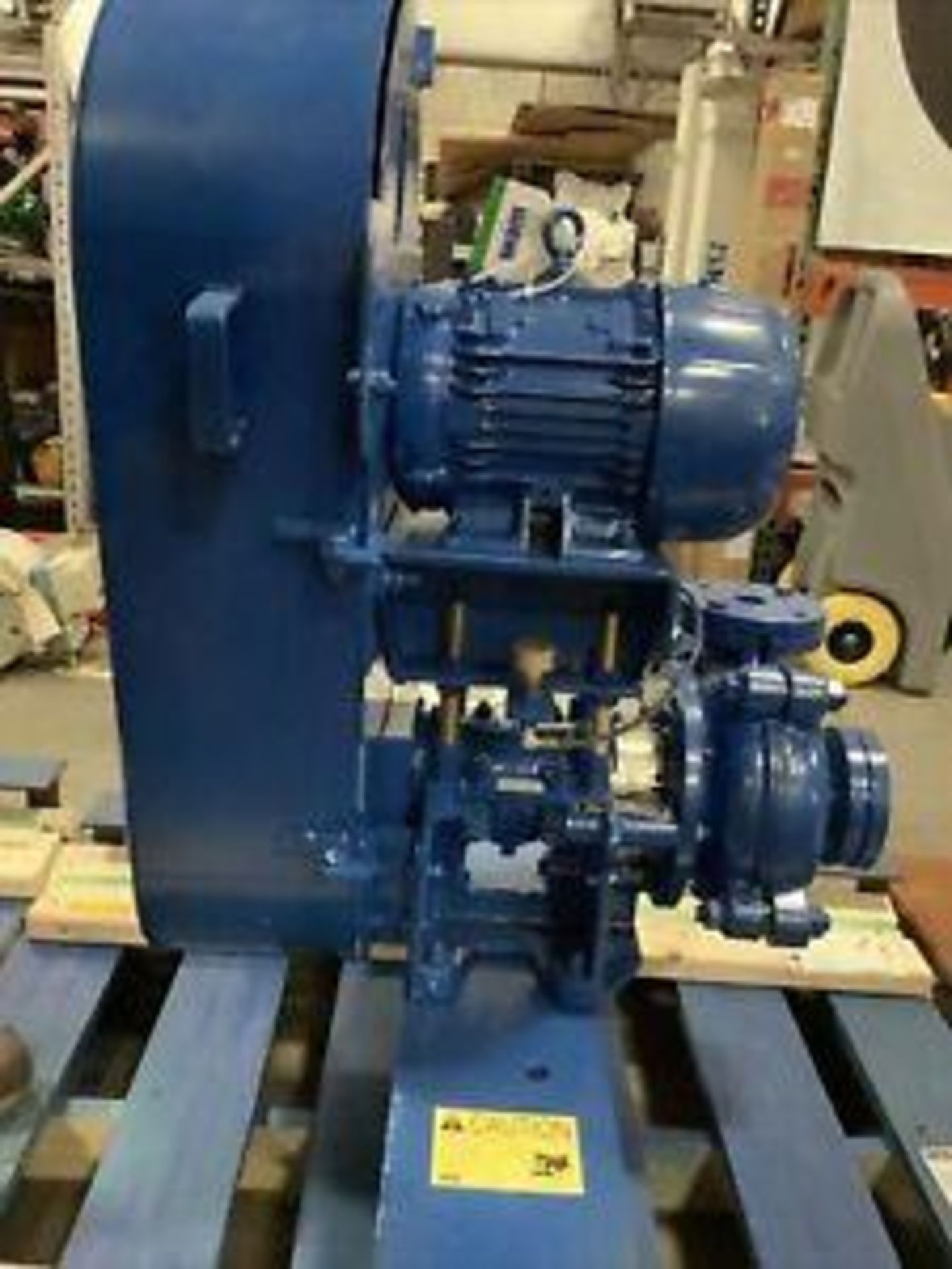 WEIR MINERALS CENTRIFUGAL SLURRY PUMP 015BAHRRRXM W 5HP SIEMENS 1755RPM - Image 6 of 9