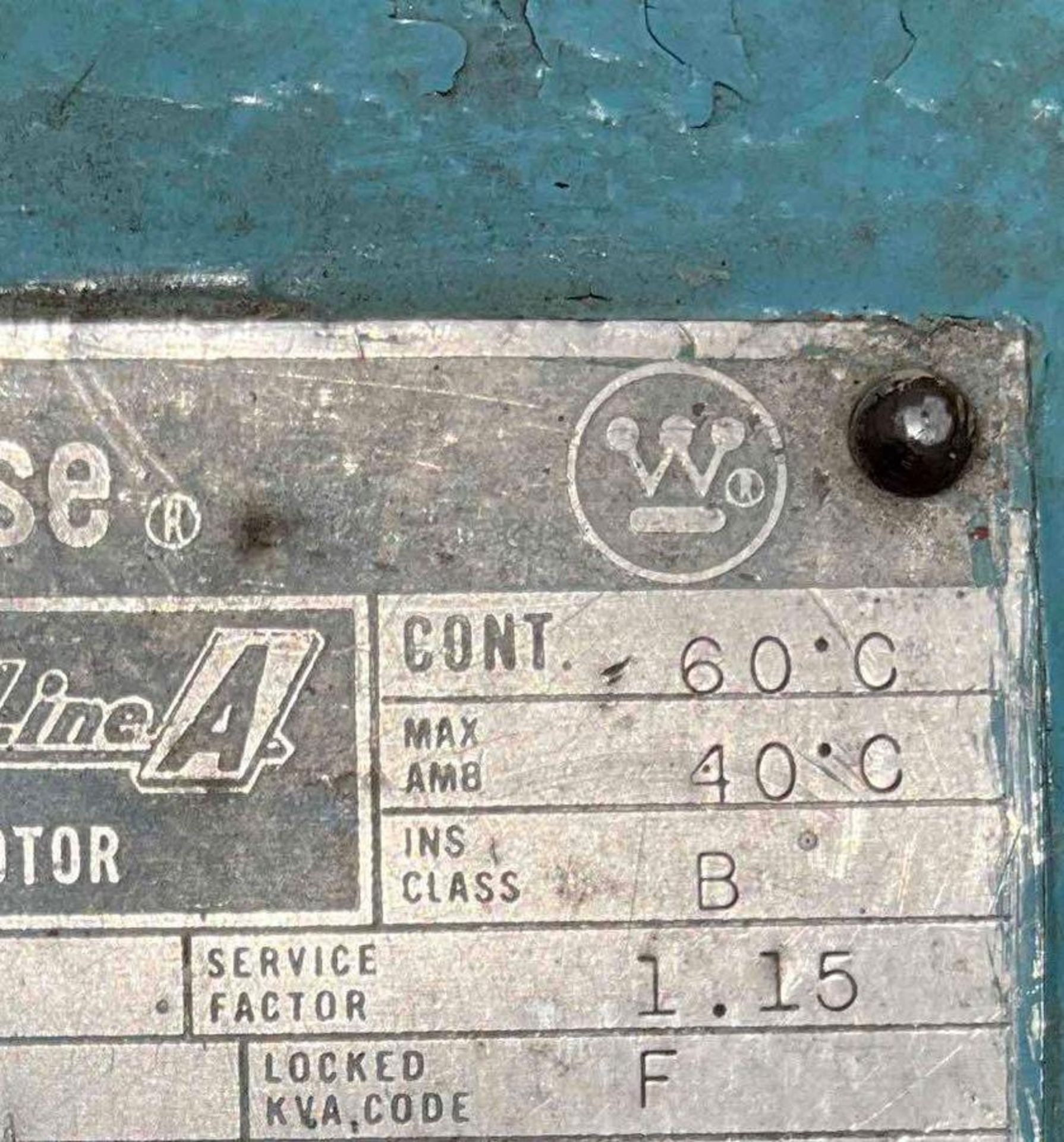 WESTINGHOUSE LIFE-LINE A MOTOR MODEL ABDP, 3 PH, 60 CYC, 440 V, 460 A, 3558 RPM, 400 - Image 7 of 9