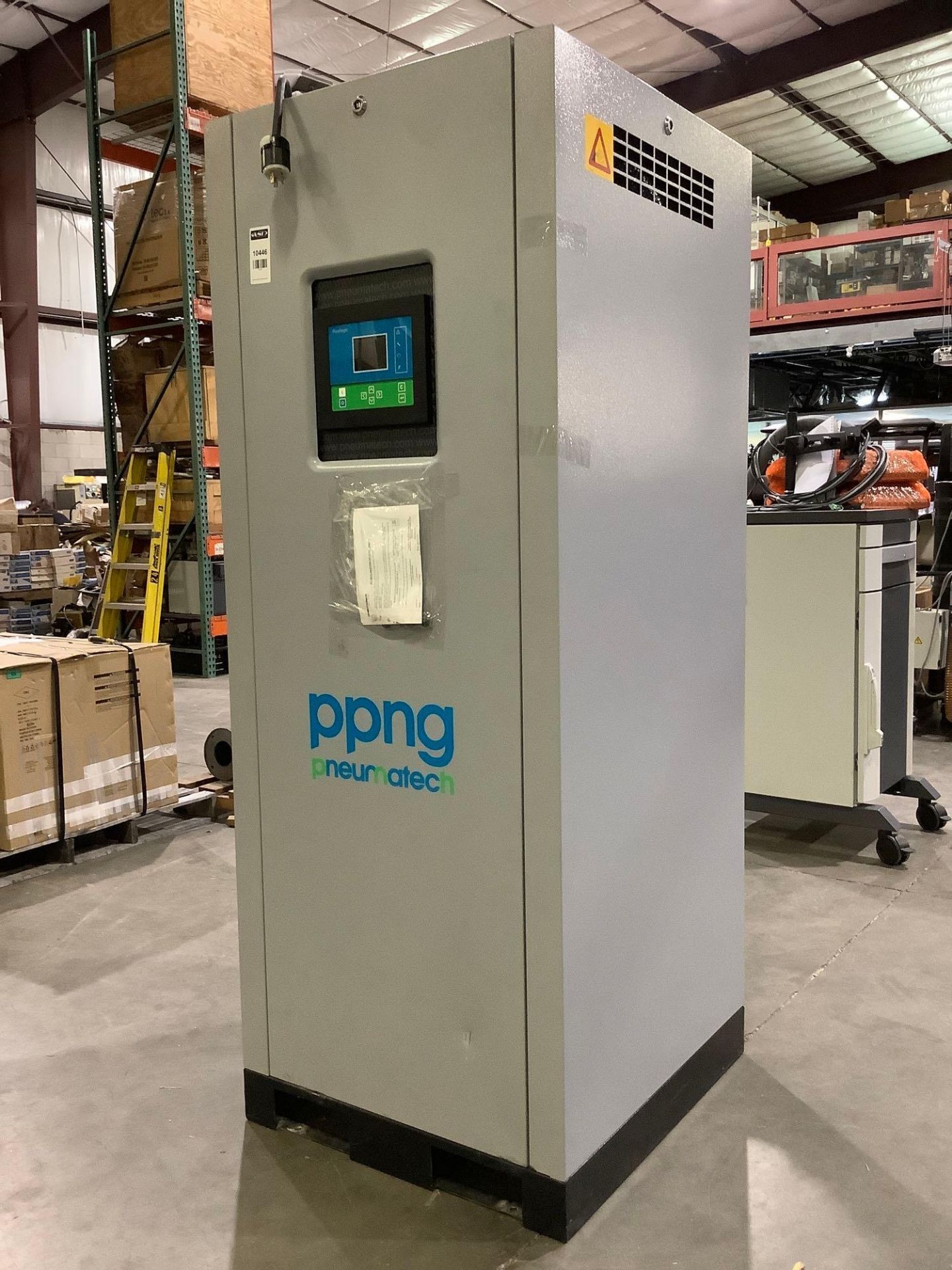 2021 PPNG PNEUMATECH NITROGEN GENERATOR TYPE PPNG15 HE 0/0, APPROX MAX ALLOWABLE INLET PRESSURE 1...