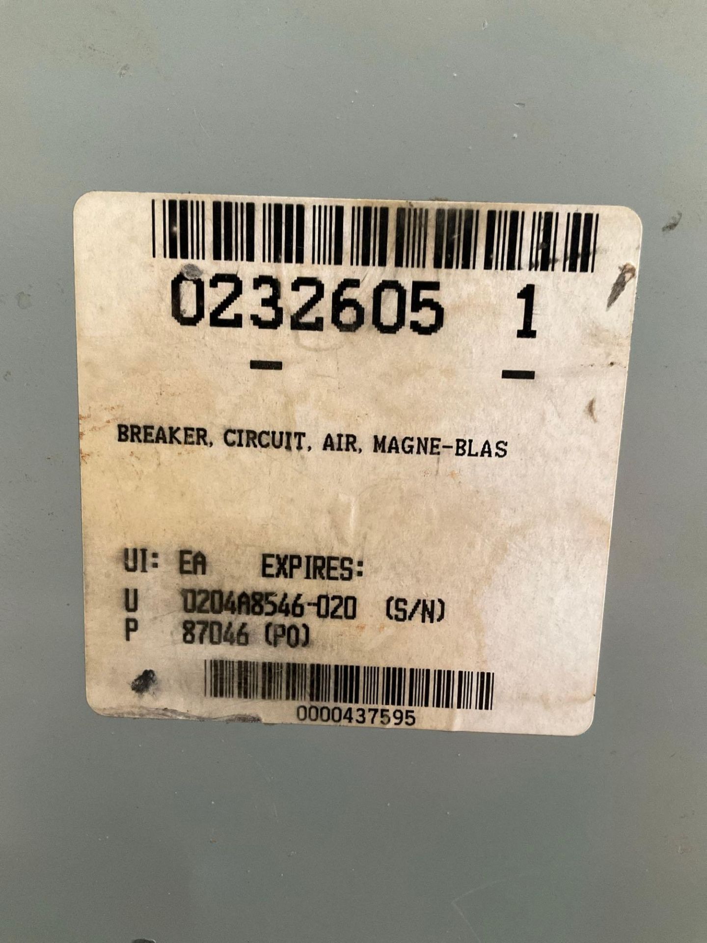 GE - GENERAL ELECTRIC MAGNE-BLAST CIRCUIT BREAKER, TYPE AM-4.16-350-2H, 60HZ, 1200 AMP - Image 10 of 10