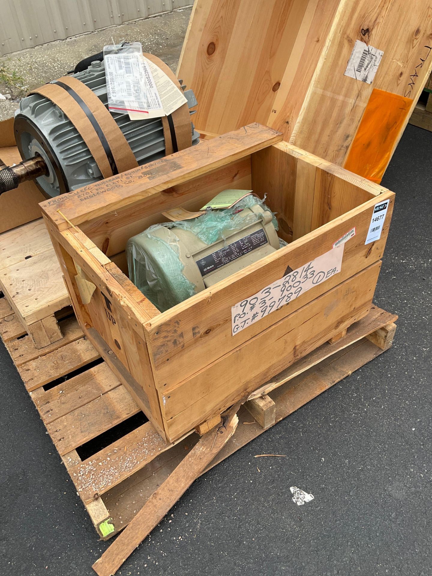 GENERAL ELECTRIC MOTOR MODEL 5KS184BD5006Z, 2 HP, 1165 RPM, 200-230/460 V, 5.8/2.9A, 60 HZ, 3 - Image 6 of 6