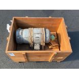 REULAND...MOTOR WITH MAGNETIC BREAK MODEL 16558-XH4180C, TYPE A000, 3 PHASE, 60 HZ, .75/.125 HP,