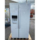 WHIRLPOOL WHITE HOUSEHOLD REFRIGERATOR MODEL WRS571CIHW04; COUNTER DEPTH SIDE BY SIDE REFRIGERATOR