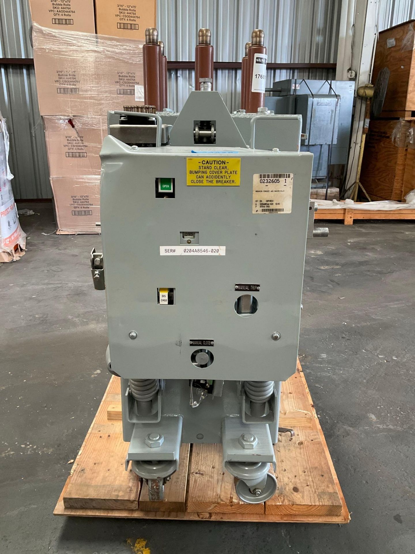 GE - GENERAL ELECTRIC MAGNE-BLAST CIRCUIT BREAKER, TYPE AM-4.16-350-2H, 60HZ, 1200 AMP - Image 8 of 10