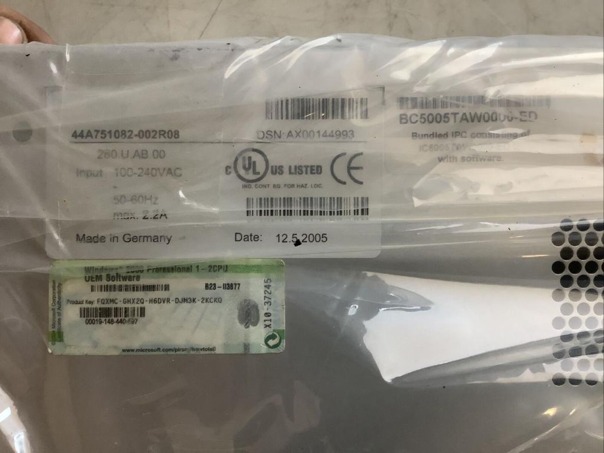 GE FANUC 44A751082-002R08 INTELLIGENCE PANEL IPC - Bild 4 aus 5