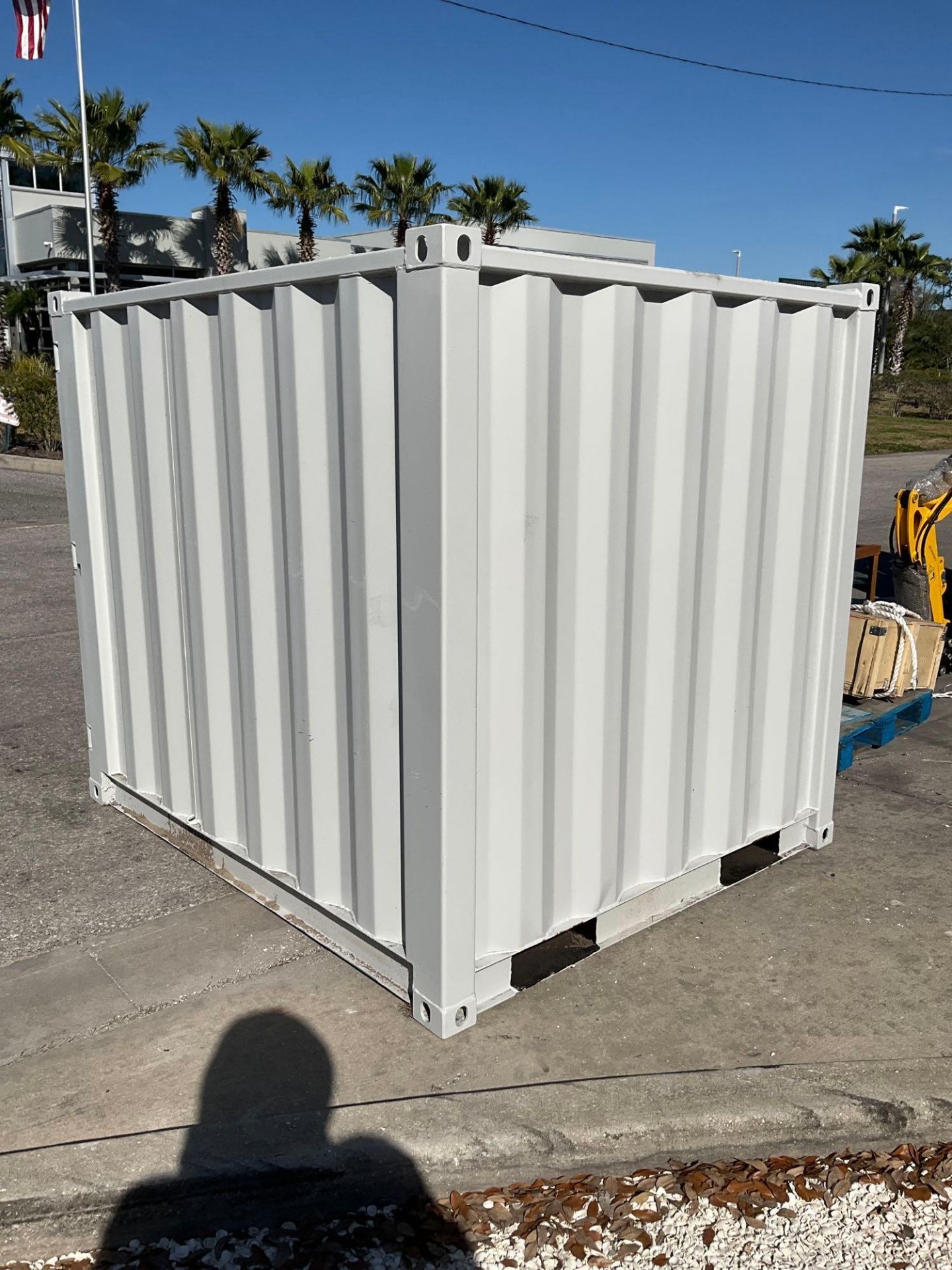 UNUSED 6' OFFICE / STORAGE CONTAINER, FORK POCKETS, APPROX 68? TALL x 65? WIDE x 79? DEEP... - Image 3 of 5