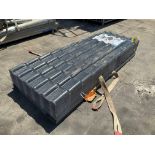 UNUSED ( 2 ) SET PVC SYNTHETIC RESIN ANTIQUE TILE POLYESTER ROOFSHEET WITH ( 1 ) METAL FORKLIFT