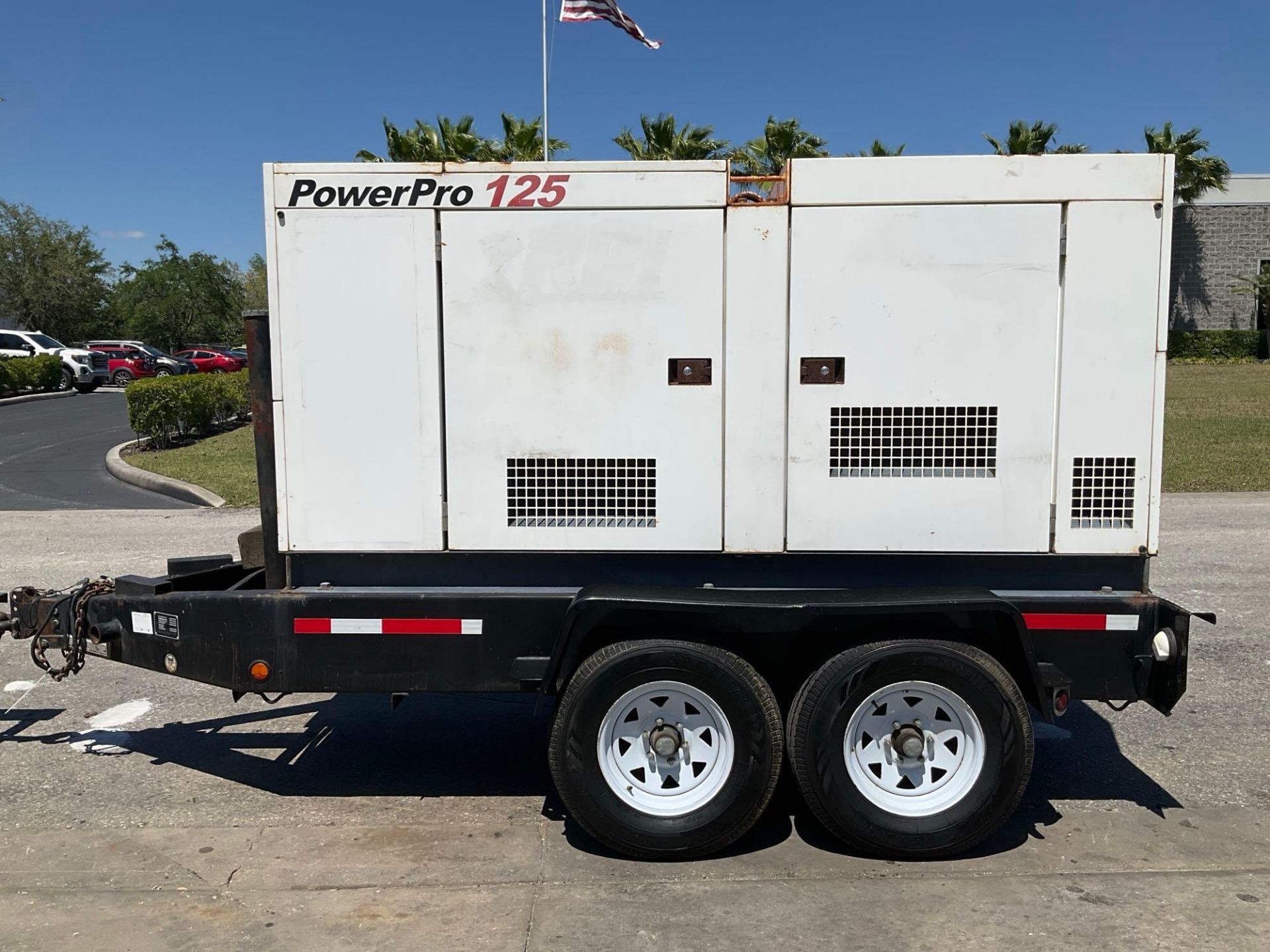 POWER PRO 125 GENERATOR MODEL SDG125S, DIESEL, TRAILER MOUNTED, APPROX 125 KVA OUTPUT, APPROX - Image 2 of 24