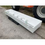 MOUNTABLE TRUCK TOOL/STORAGE BOX, APPROX 9FT L