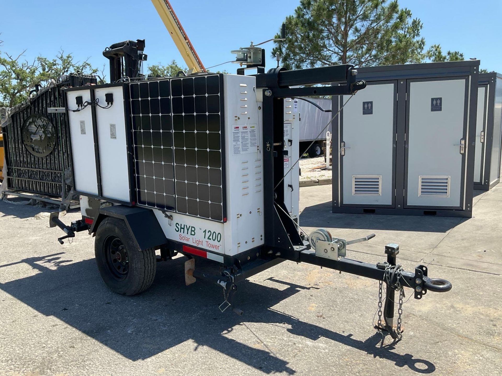 2019 PROGRESS SOLAR SOLUTIONS LIGHT TOWER MODEL SHYB-1200, KUBOTA DIESEL - Image 8 of 22