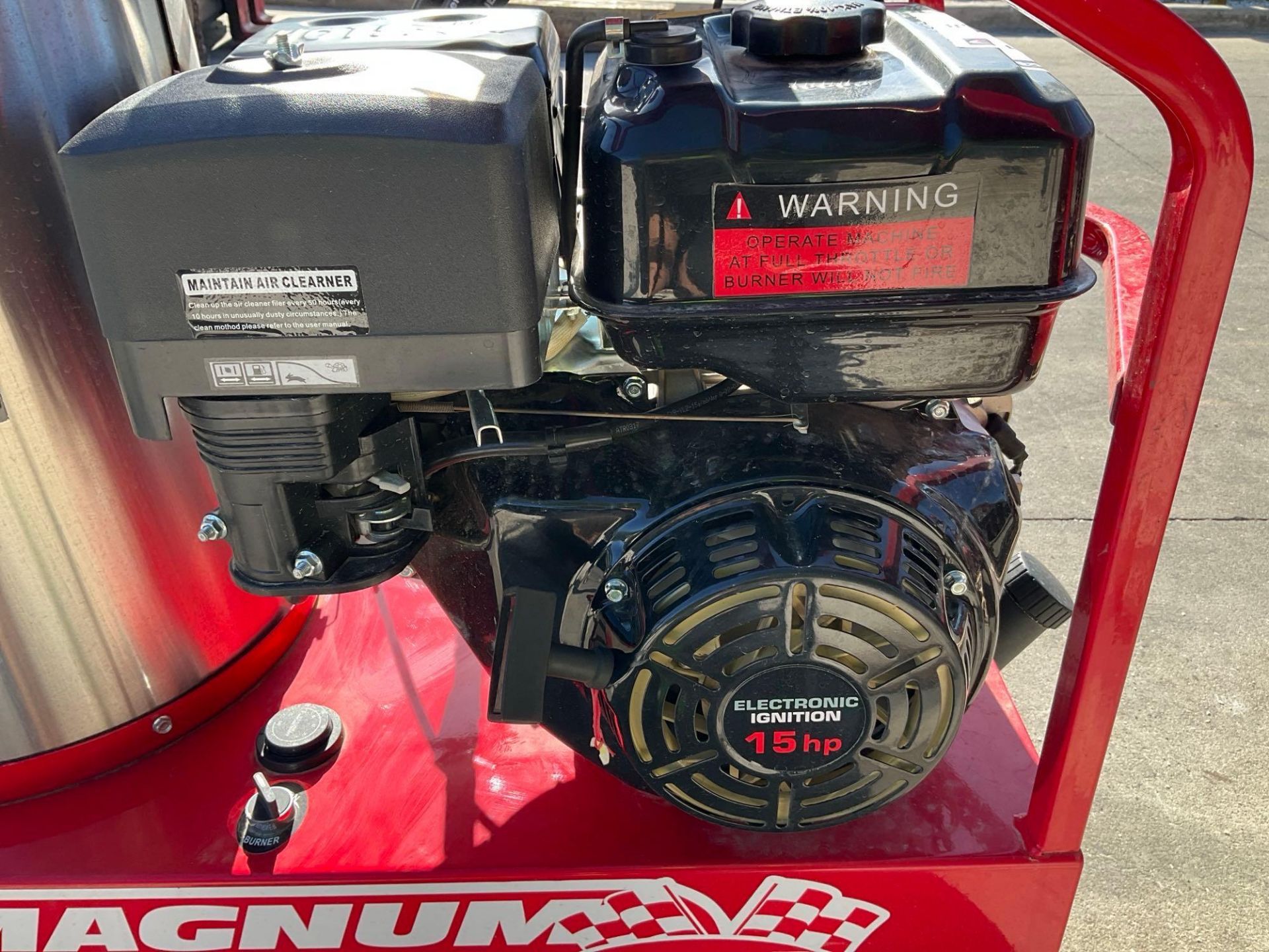 UNUSED 2024 MAGNUM 4000 SERIES GOLD HOT WATER PRESSURE WASHER,DIESEL GAS POWER, ELECTRIC START, - Image 13 of 14