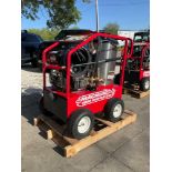 UNUSED 2024 MAGNUM 4000 SERIES GOLD HOT WATER PRESSURE WASHER,DIESEL GAS POWER, ELECTRIC START,