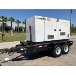 POWER PRO 125 GENERATOR MODEL SDG125S, DIESEL, TRAILER MOUNTED, APPROX 125 KVA OUTPUT, APPROX