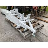 ( 2 ) HEAVY DUTY EQUIPMENT POLE RACKS FOR TRUCKS, APPROX 70" EACH