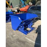 UNUSED 1.5 CU YARD SELF DUMPING HOPPER WITH FORK POCKETS