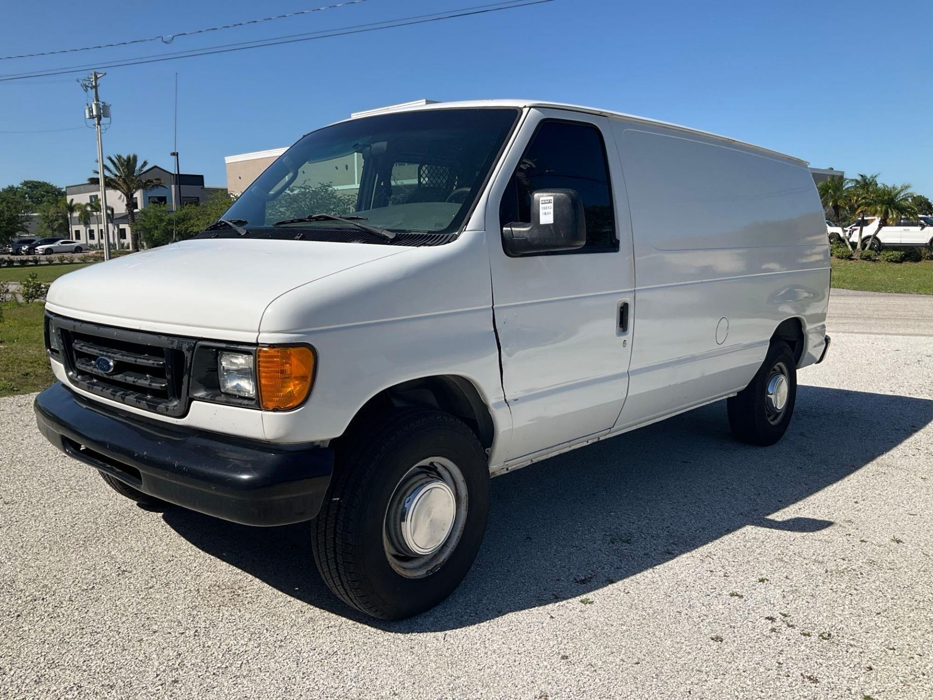 2003 FORD E-SERIES CARGO VAN, APPROX GVWR 8600LBS, STORAGE UNIT & SHELVES IN BACK , RUNS & DRIVES - Image 2 of 28