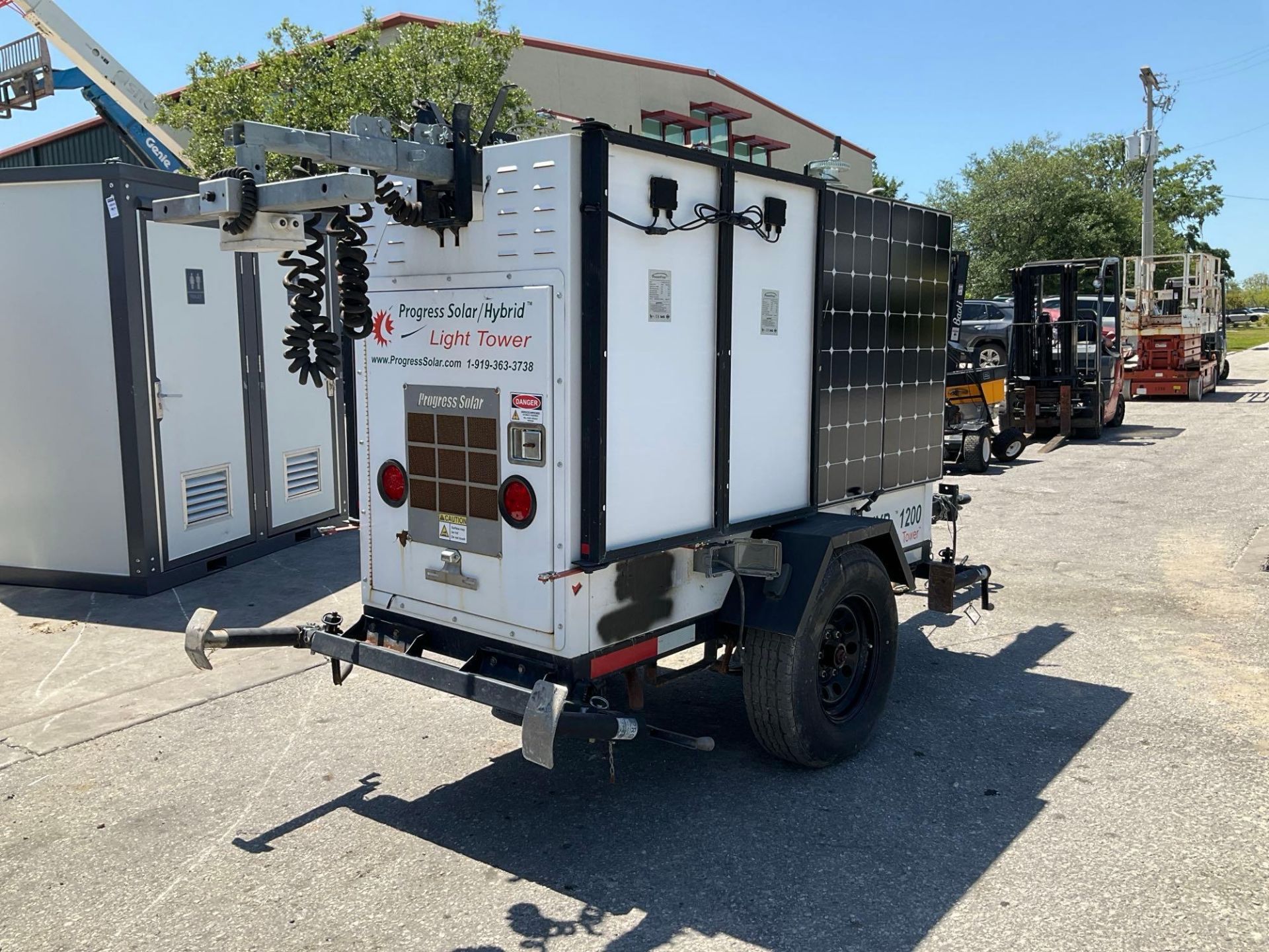 2019 PROGRESS SOLAR SOLUTIONS LIGHT TOWER MODEL SHYB-1200, KUBOTA DIESEL - Image 6 of 22