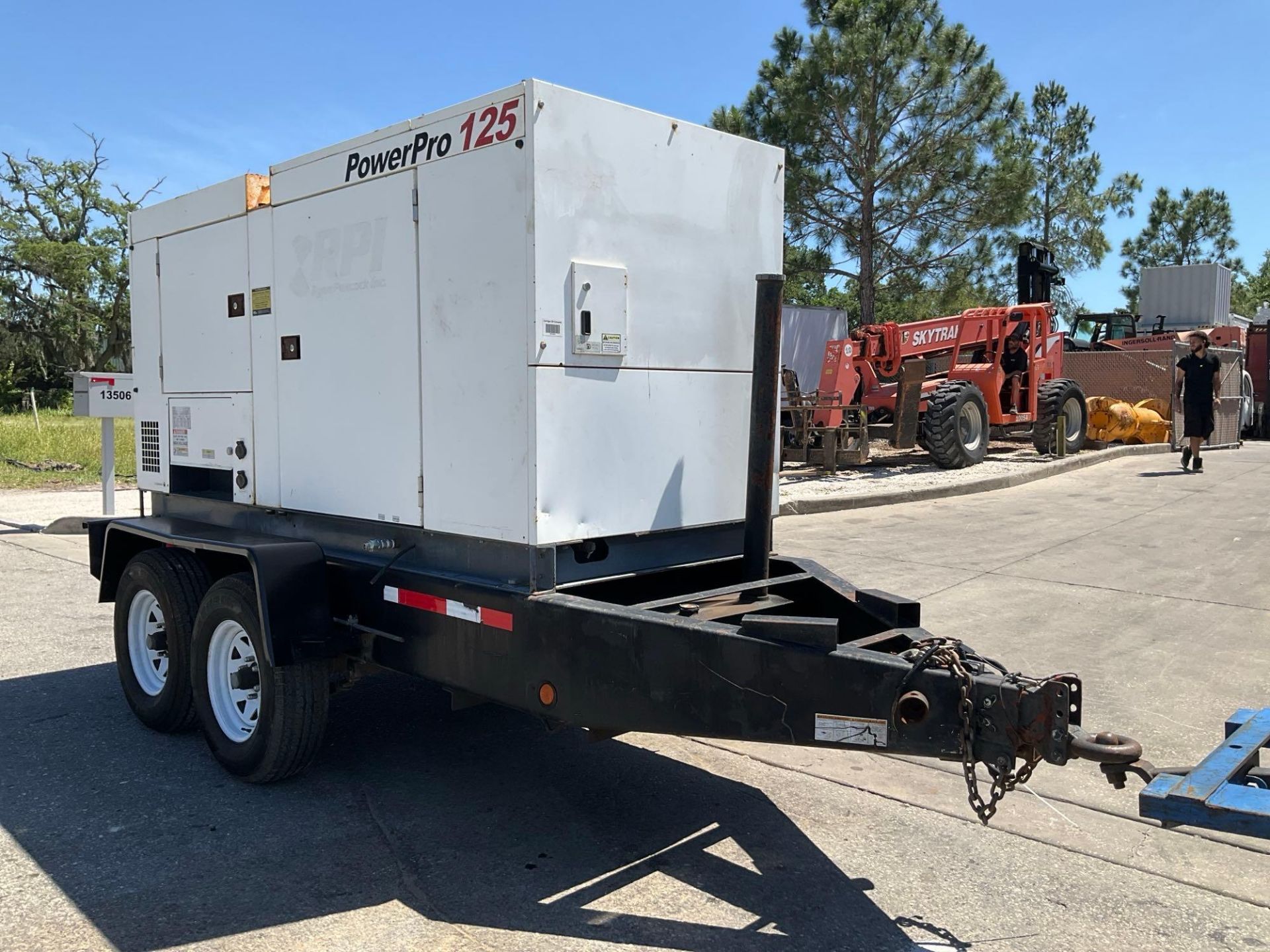 POWER PRO 125 GENERATOR MODEL SDG125S, DIESEL, TRAILER MOUNTED, APPROX 125 KVA OUTPUT, APPROX - Image 18 of 24