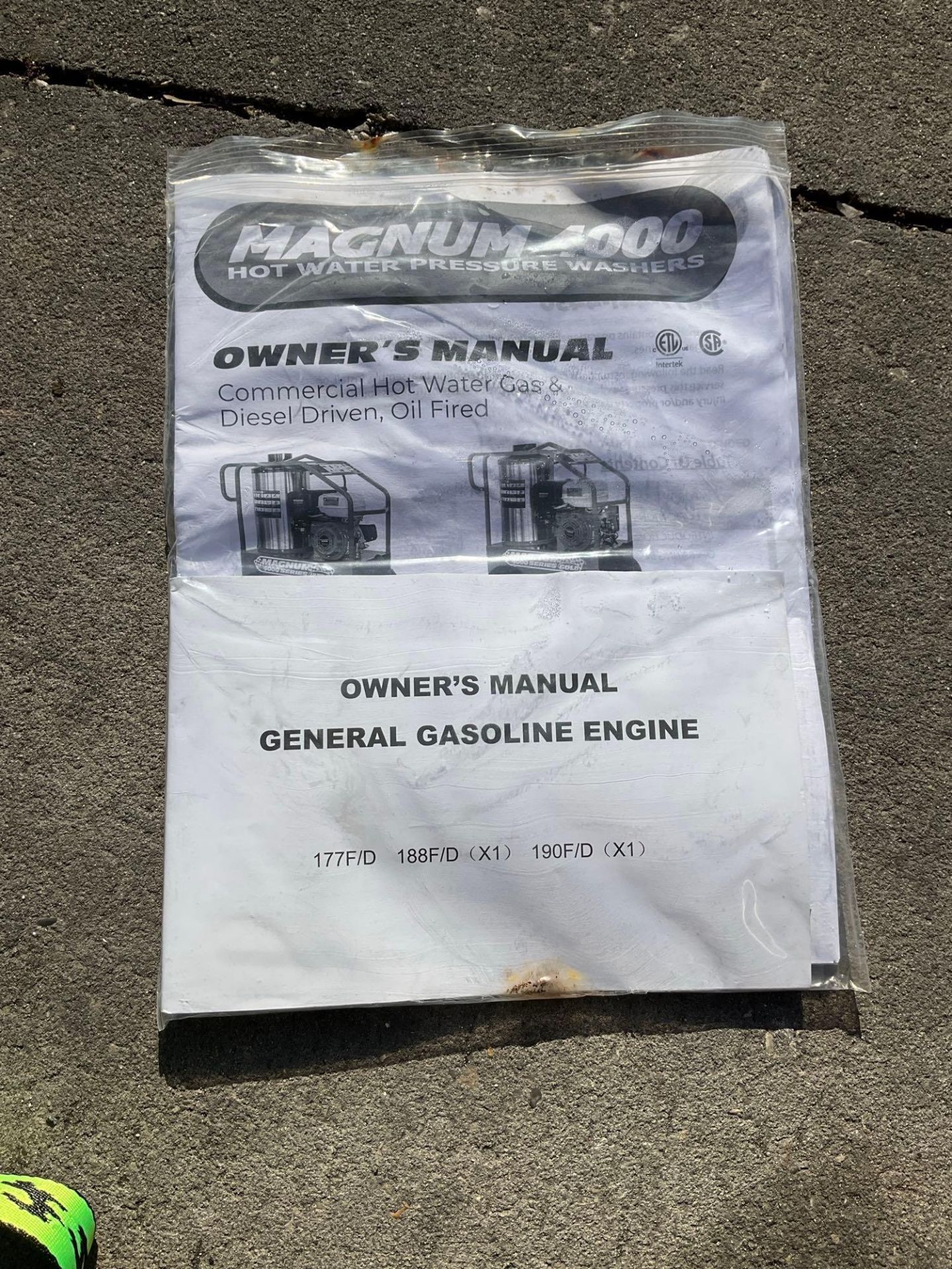 UNUSED 2024 MAGNUM 4000 SERIES GOLD HOT WATER PRESSURE WASHER,DIESEL GAS POWER, ELECTRIC START, - Image 14 of 14