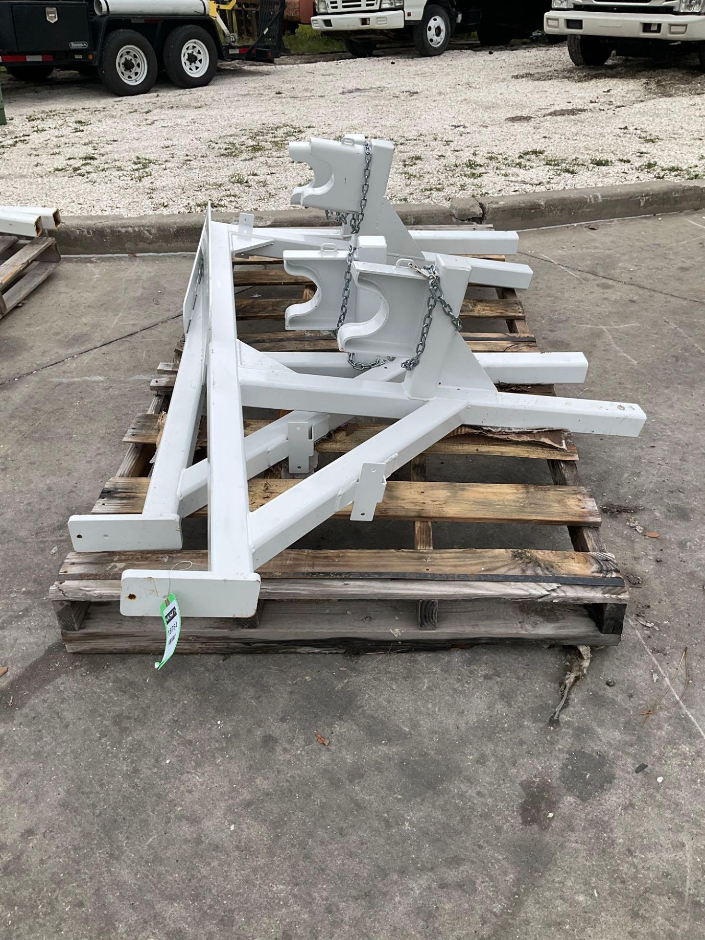 ( 2 ) HEAVY DUTY EQUIPMENT POLE RACKS FOR TRUCKS, APPROX 70" EACH - Image 2 of 7